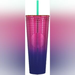 Starbucks 2022 Disco Ombre Watermelon Gradient Tumbler - Brand New